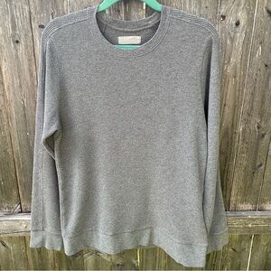 Everlane Men’s Gray Long Sleeve Waffle Knit Thermal Top Sz M